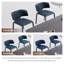 Chaise d'appoint rembourrée en cuir avec siège rembourré Saddle-11851421