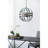 4 - Light Galvanized Chandelier, Hanging Light Fixture with Adjustable Chain for Kitchen Dining Room Foyer Entryway, Bulb Not Included