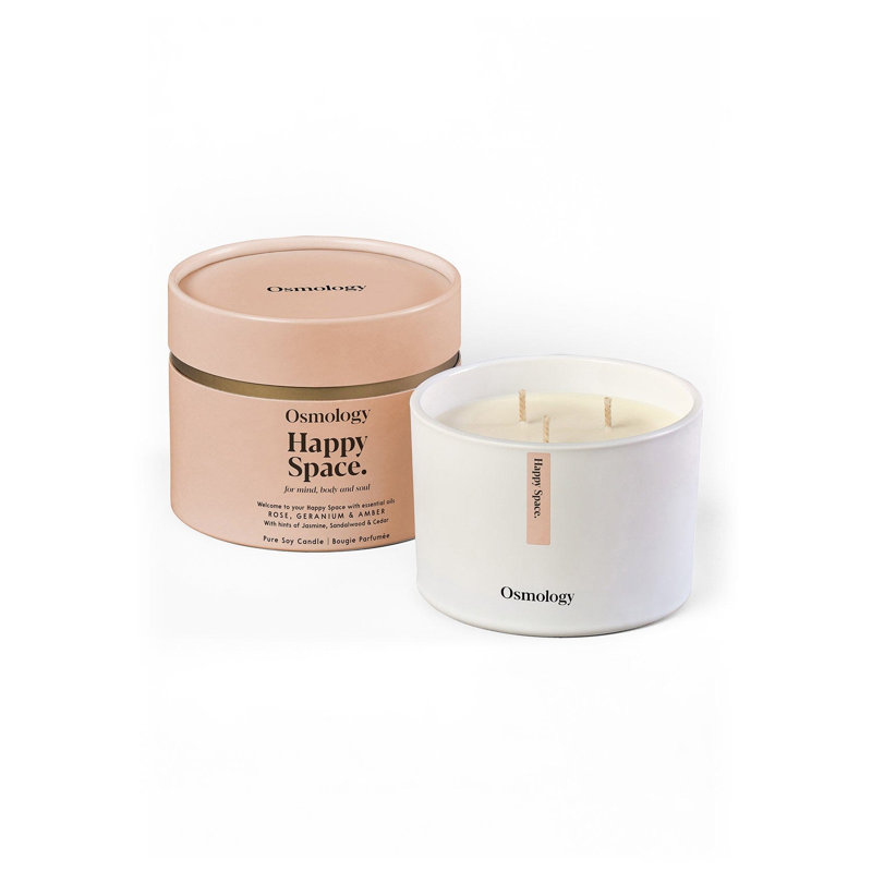 Happy Space Scented Triple Wick Candle