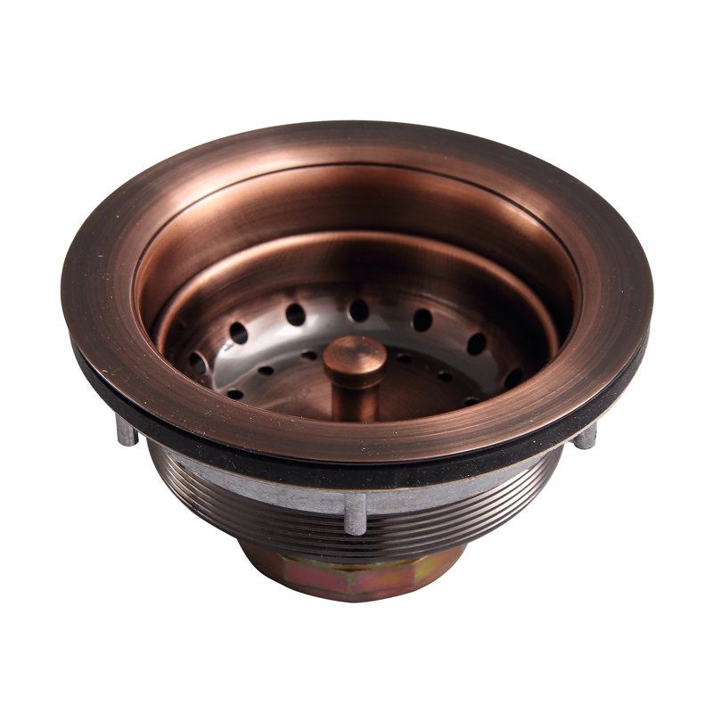 Drain d’évier de cuisine panier à filtre, Cuivre antique