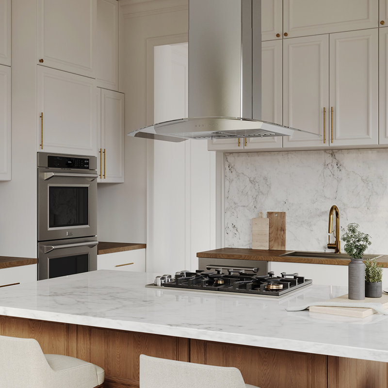 ZLINE 30 in. Autograph Double Wall Oven w/ Air Fry and Self Clean w/ Black Handles, Black Stainless Steel, Polished Gold