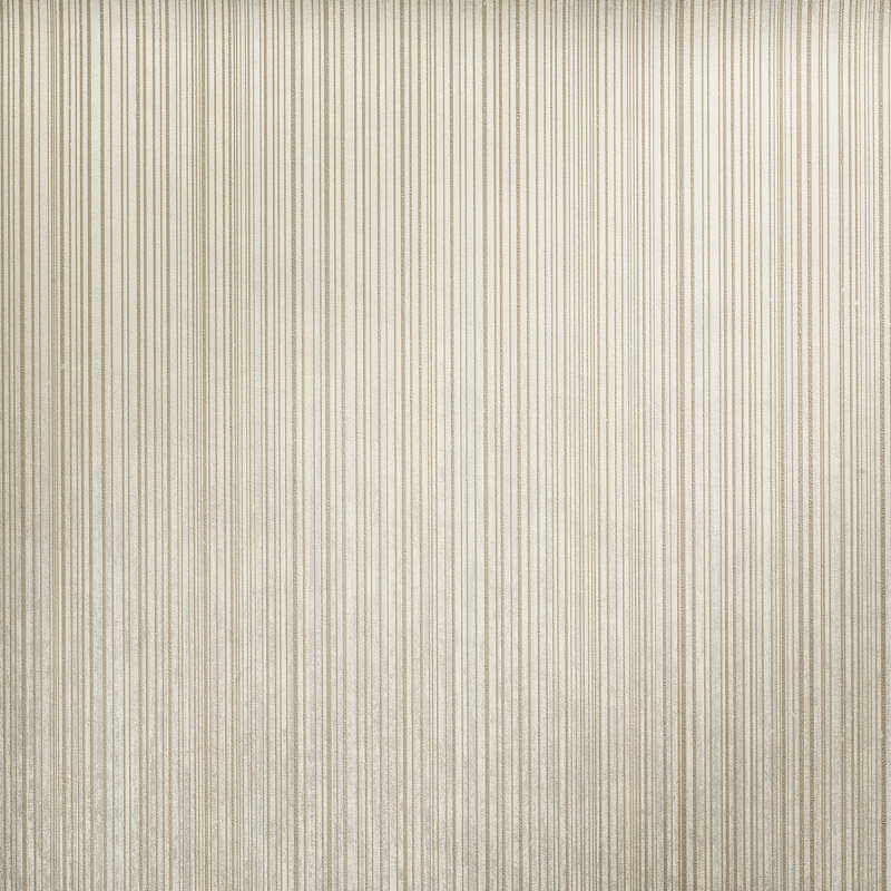 Universe Collection Jupiter Metallic Stripe Design Wallpaper Roll, Beige