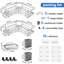 Metrodora Adhesive Stainless Steel Bath Caddy-650093151