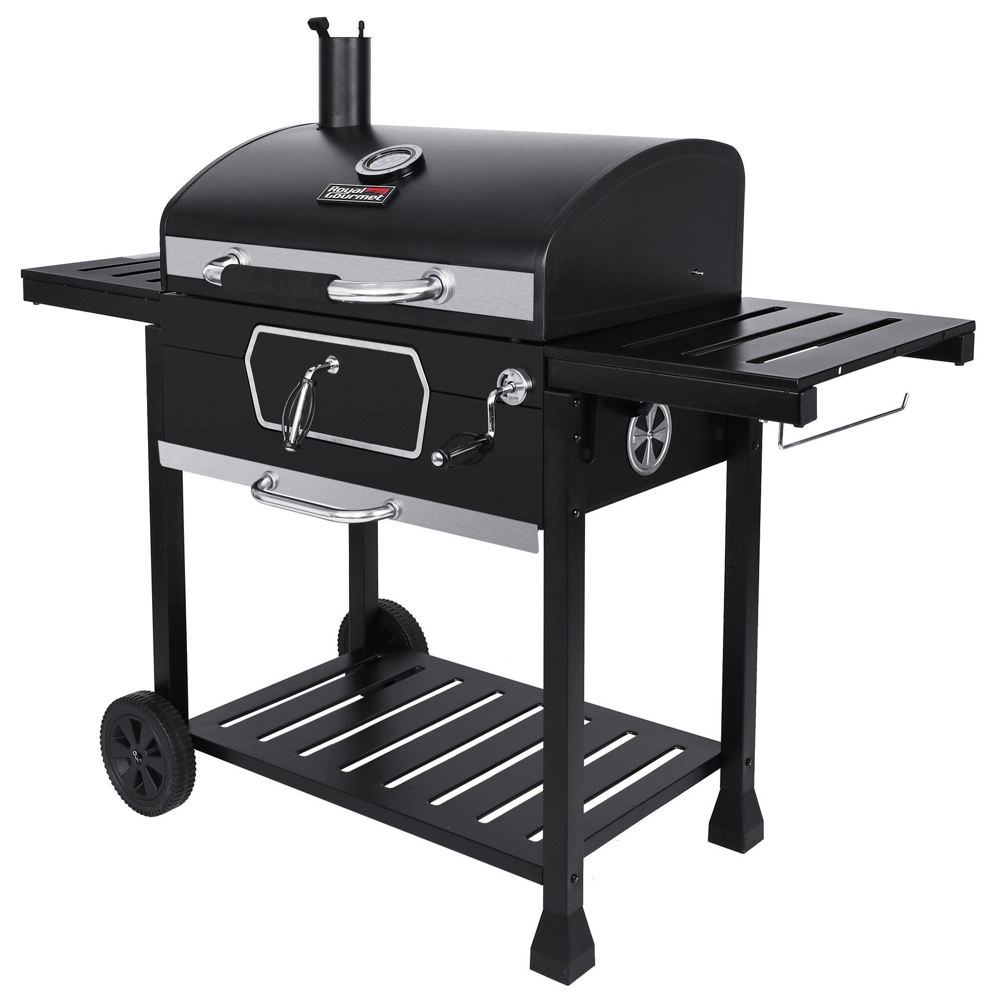 GrillFest Charcoal 30 in. Barrel Grill