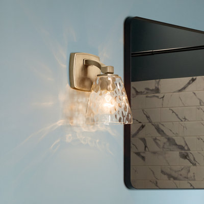 9.5" 1-Light Wall Sconce with Water Glass