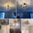 Plafonnier semi-encastré 4 lumières 15 po 