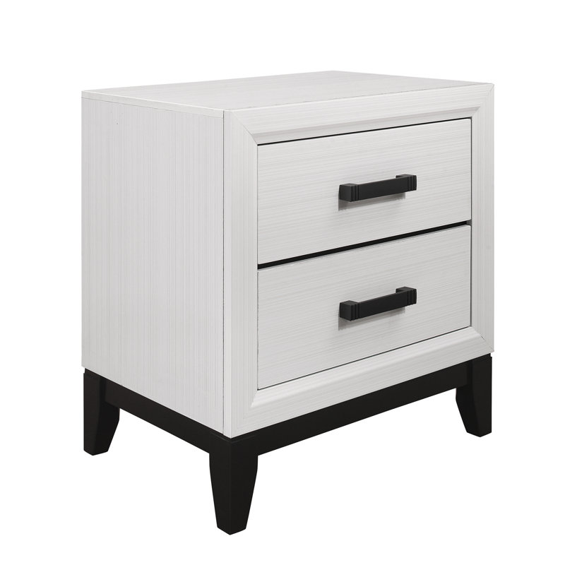MIRAGE WHITE NIGHTSTAND