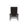 Chaise de patio inclinable avec coussins Askar