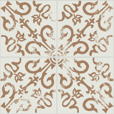 Ceramic Tile III by Melissa Wang - Wrapped Canvas Print