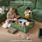 Olar Single Chenille Storage Ottoman Wide Cloud Couch, Cushion Covers Removable, Freely Combined With Other Modules-1505534491
