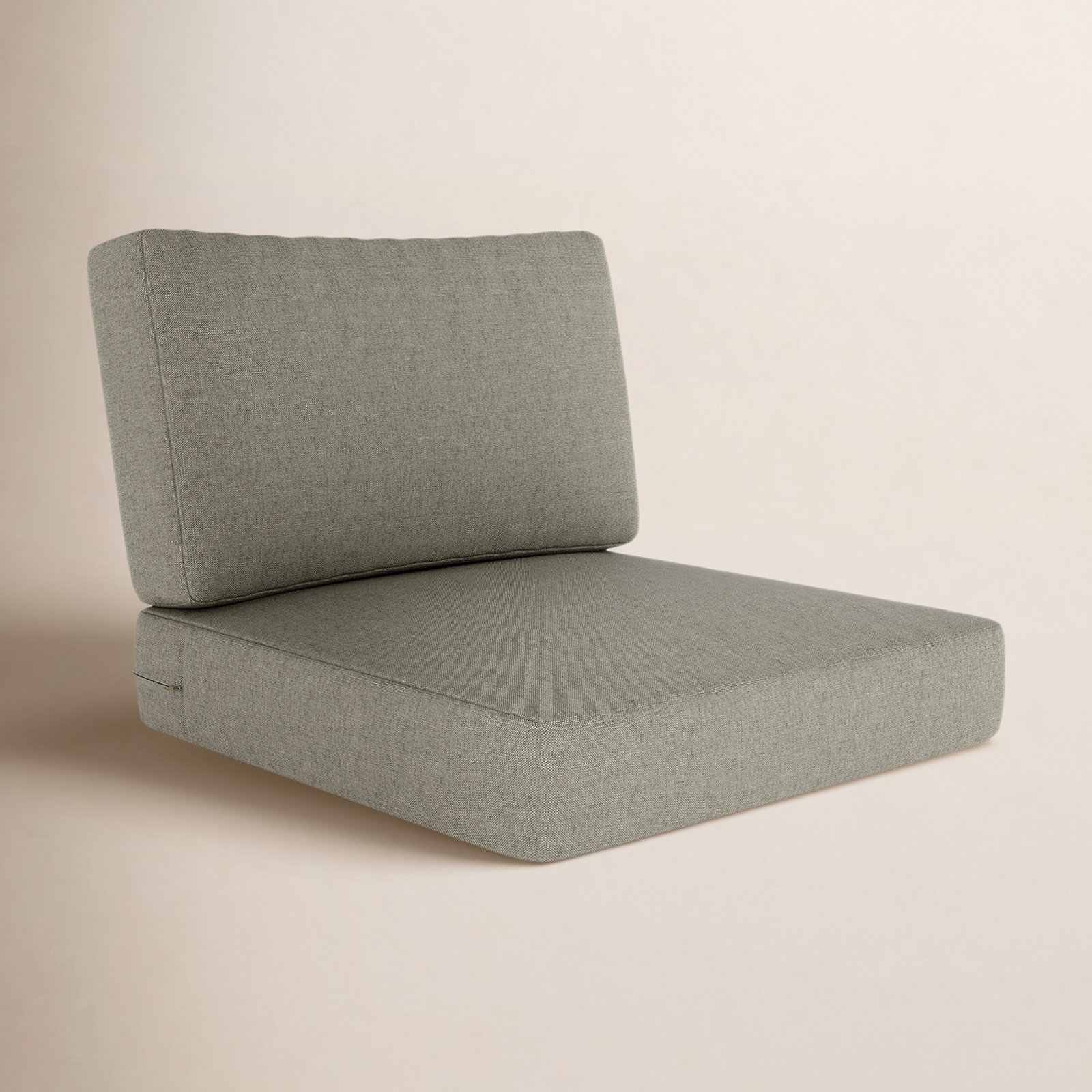 Lani 29" Sunbrella® Seat and Back Cushion, Spectrum Dove Sunbrella® Plainweave