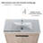 Freestanding Bathroom Vanity Single Sink, Ceramic Basin,2 Soft-Close Doors-1506407772-1506407770