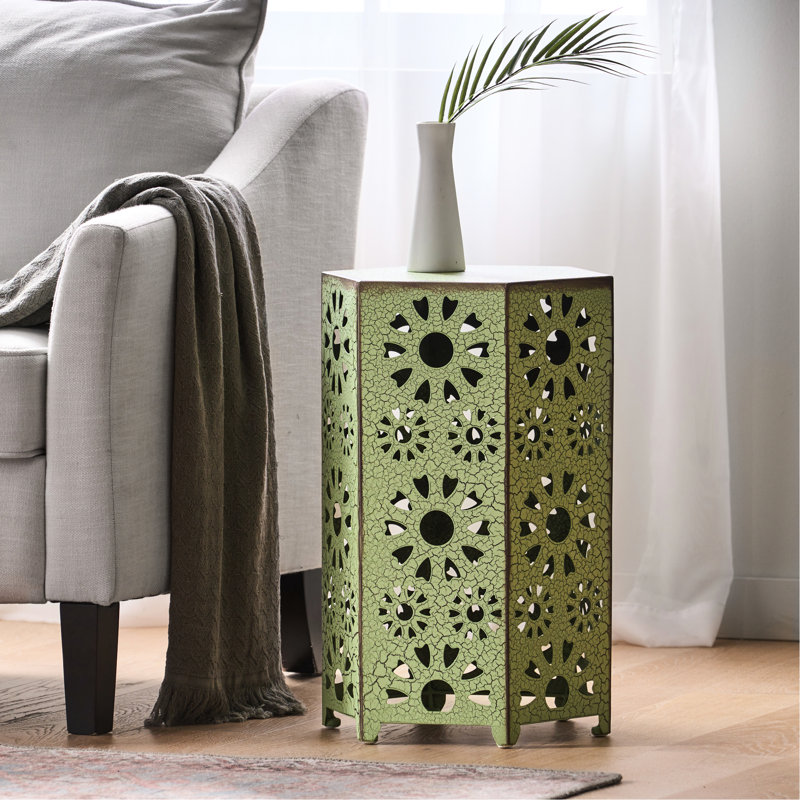 Table d'appoint avec motif découpé Sunburst