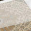 Ensemble de 2 tapis de cuisine beige et brun à motif oriental classique pour la cuisine et le salon