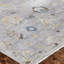 Fracisco Oriental Hand Knotted Wool/Viscose Area Rug in Purple Gray -1065290885