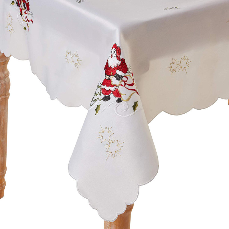 Surmatelas de table carrée de noël Lamontagne