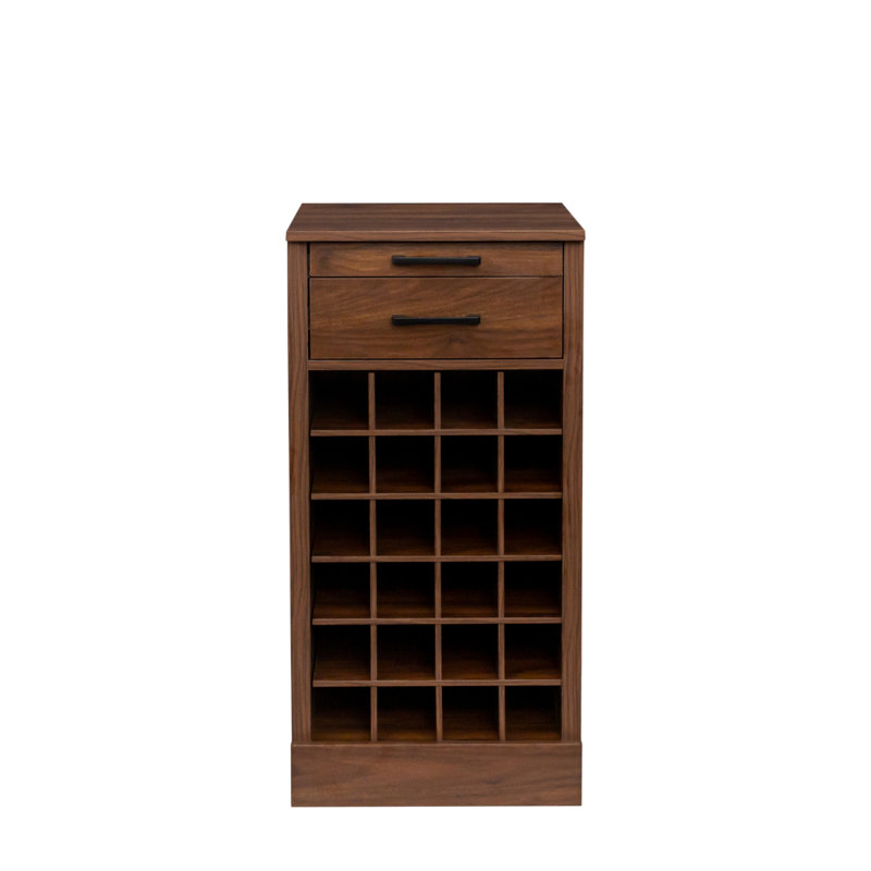 Buffet brun modulaire 24 pièces, Noyer brun