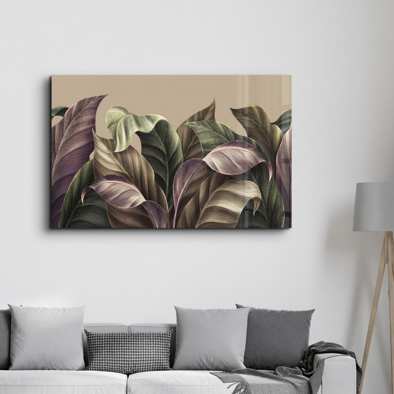 Elegant Tempered Glass Wall Art Painting, 13.8 x 21.7 inches | 100% Tempered Glass, Thickness: 0.16 inches | UV Printed for Vibrant Colors | Perfect for Home Decor, Living Room, & Office Spaces