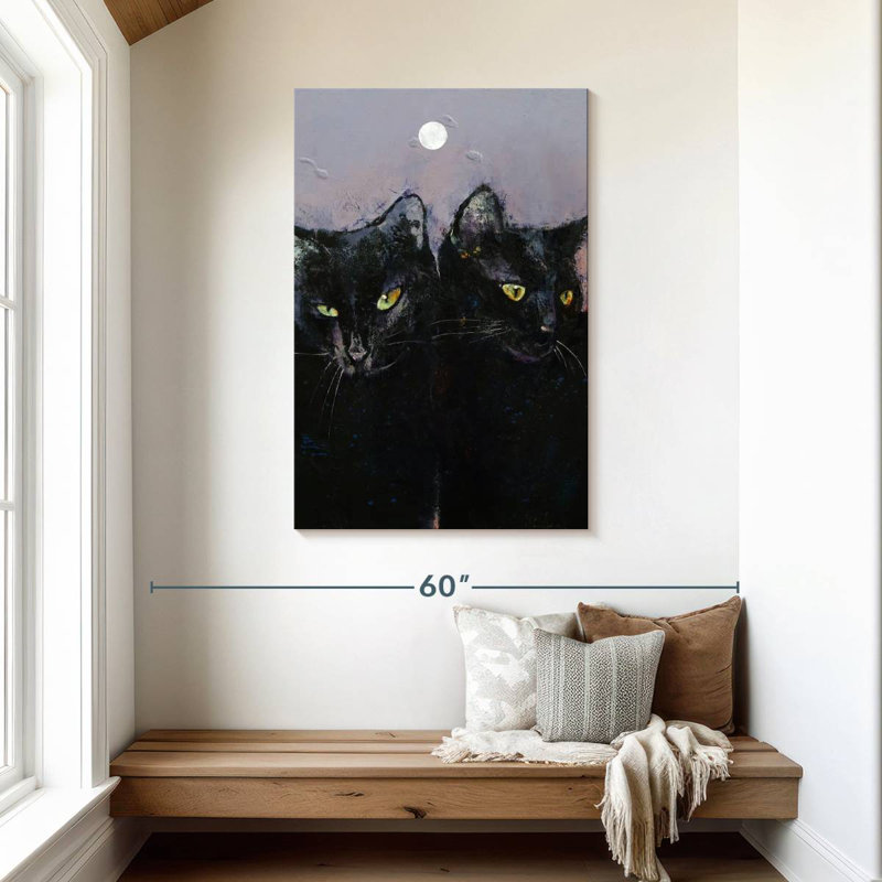 Brampt Gothic Cats, 45" H x 30" W