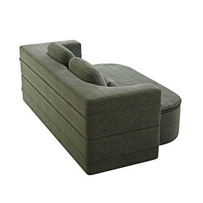 Foldable Sofa Convertible Sleeper Foam Sofa Bed