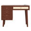 Ensemble de base de lit en bois, 1 table de chevet rétro et 1 ensemble de coiffeuse avec tabouret-247550659-247550671