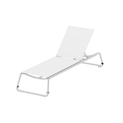 Corail Outdoor Rust-Resistant Metal Chaise Lounge