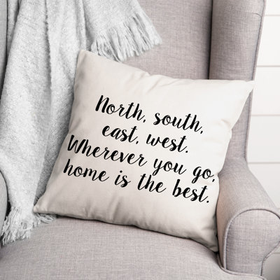 Home Is Best Throw Pillow