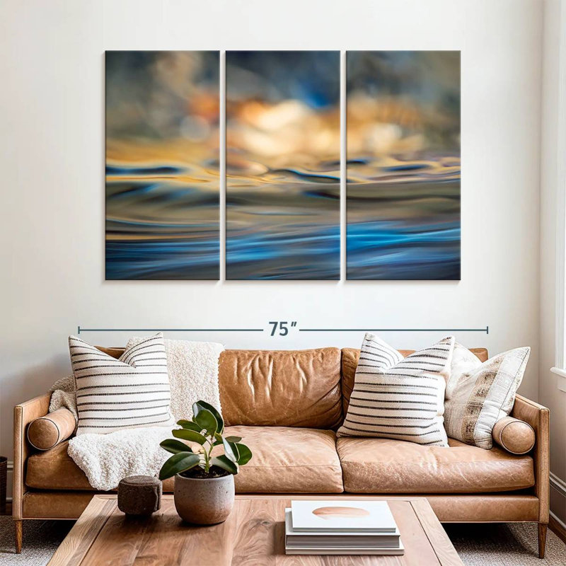 Avery Evening Waves, 42" H x 65" W