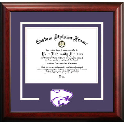NCAA Kansas State Wildcats Spirit Diploma Frame