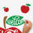 Back to School Apple Wall Decals