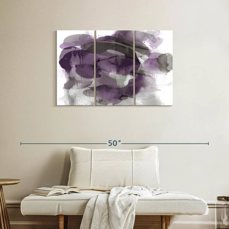 Avery Amethyst Flow II, 24" H x 38" W