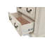 Commode 5 tiroirs Norcross, blanc antique