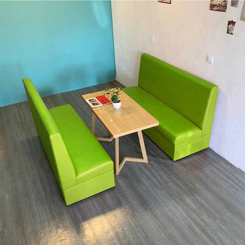 Banc rembourré en similicuir Modern