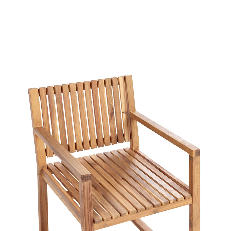 Adamina Patio Dining Armchair with Cushion, Green