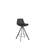 Swivel Upholstered Counter Stool with Metal Frame-40925060-40925061-44645335