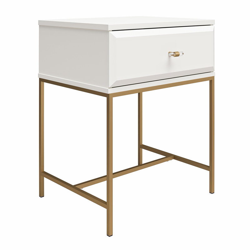 51cm W Manufactured Wood Bedside Table