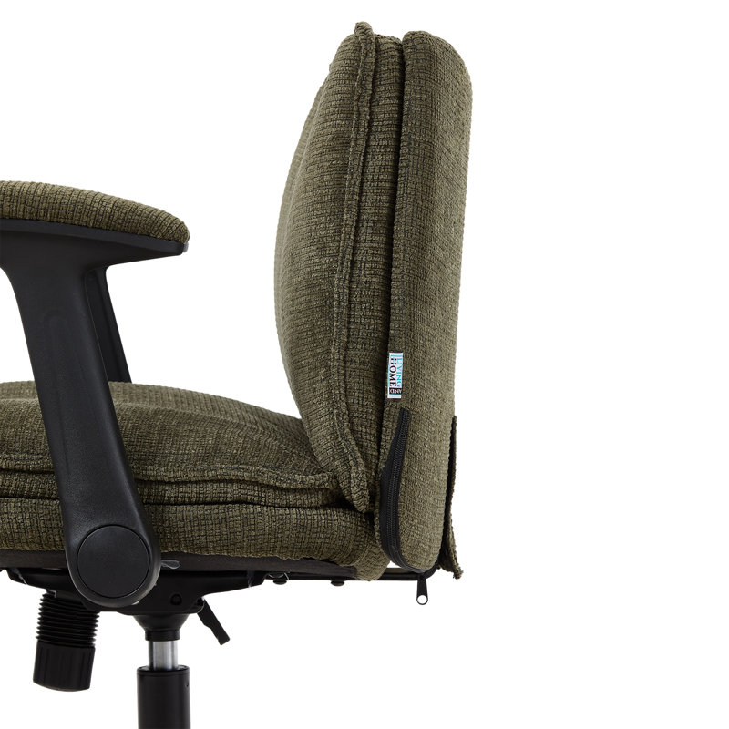 Marlow Home Co. Chenille Office Chair, Green