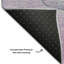 Tapis aloès Cerrito AMF508 lavable à la machine de qualité supérieure-103832580