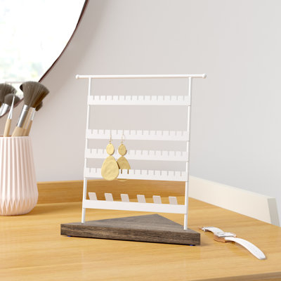 Wood Jewelry Stand