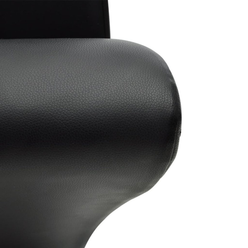 Dining Chairs Faux Leather, Black
