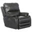 Fauteuil inclinable électrique en cuir Thornton-24676017-24676016