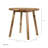 32X30" Round Dining Table, Solid Wood