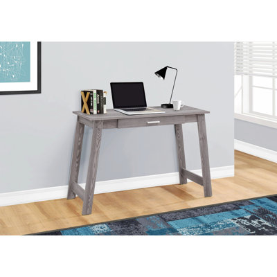 Bureau d'ordinateur contemporain, bureau personnel avec tiroirs de rangement