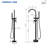 2 Handle Floor Mounted Tub Faucet Mattle Black