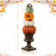 Décoration de citrouille empilée avec urne brune 30,75 "H MGO