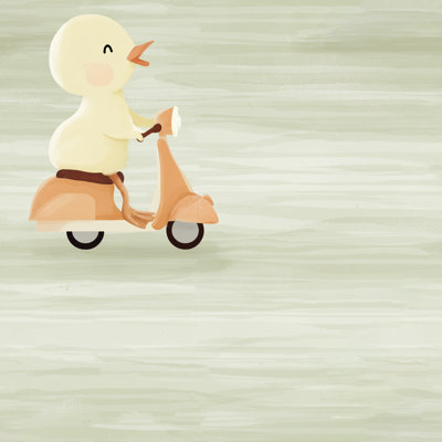 Rouleau de papier peint mignon mignon