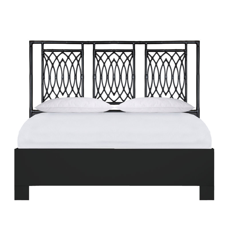 Haskins Platform Bed, King, Black