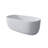 51'' Freestanding Bathtub Resin Stone Soaking Bathtub Solid Surface Modern Tubs With Overflow