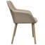 Fauteuil rembourré en tissu capitonné Bastow-691382129