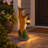 Fox Garden Statue with Solar Lantern